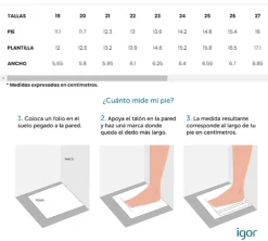 Lona Velcro Marino · IGOR