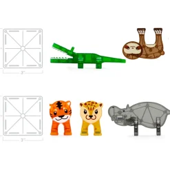 Magna-T Jungle Animals Set 25 piezas