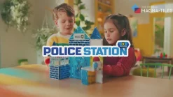 Magna-T Police Station Set 35 piezas