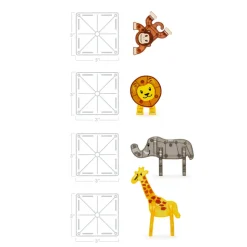 Magna-T Safari Animals Set 25 piezas