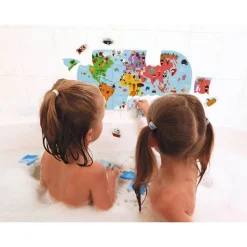 Mapa del Mundo de Baño