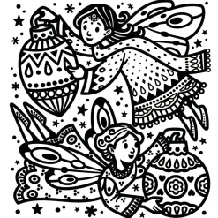 Mi calendario de Adviento - Coloreo por arte de magia