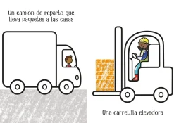 Mi pequeño libro para colorear · Camiones