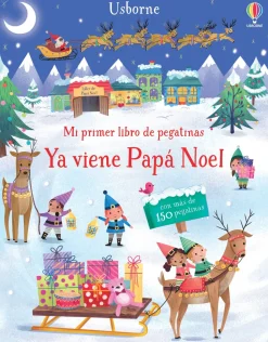 Mi primer libro de pegatinas · Ya viene Papá Noel