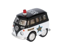 Mini Furgoneta Policía Negra