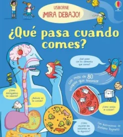 ¡Mira debajo! · ¿Qué pasa cuando comes?