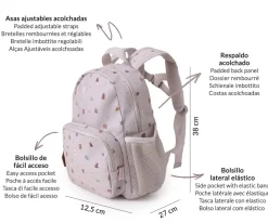 Mochila Infantil Geometric Nature