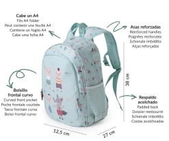 Mochila Mediana The Three Little Pigs