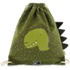 Mochila Saquito de Tela Dino · Trixie