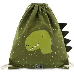 Mochila Saquito de Tela Dino · Trixie
