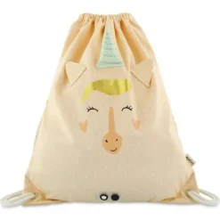 Mochila Saquito de Tela Unicornio · Trixie