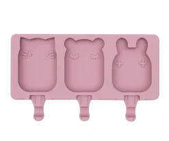 Moldes para Helados Silicona · Rosa Empolvado