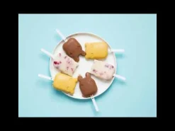 Moldes para Helados Silicona · Rosa Empolvado