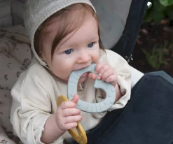 Mordedor BIBS Baby Bitie Estrella Peach