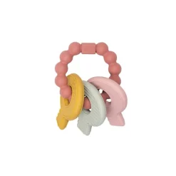 Mordedor Llavero Silicona Rosa · Little Dutch