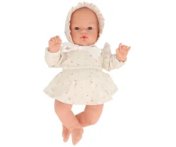 Muñeco Helena con Vestido White Flowers