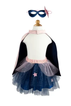 Navy Super Duper Tutú, capa y máscara · Great Pretenders