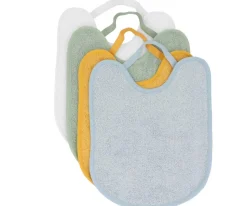 Pack 4 Baberos Rizo Blue/Mustard/Sage/Ivory · Tutte