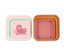 Pack 3 Cajas Almuerzo Bugs