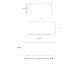 Pack 3 Cajas Almuerzo Magical Forest