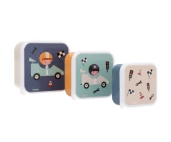 Pack 3 Cajas Almuerzo Speed Racers