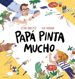 Papá pinta mucho