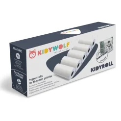 Papel térmico para Kidyprint (5 rollos) · Kidywolf