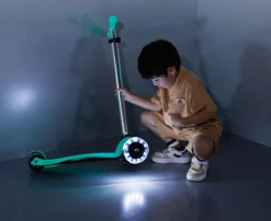 Patinete Maxi Deluxe Glow LED · Turquesa