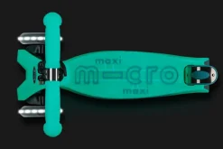 Patinete Maxi Deluxe Glow LED · Turquesa