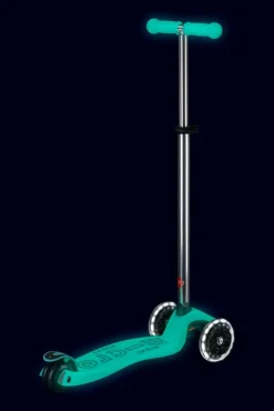 Patinete Maxi Deluxe Glow LED · Turquesa
