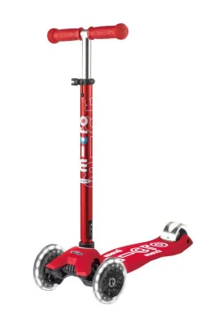 Patinete Maxi Deluxe LED · Rojo