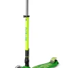 Patinete Maxi Deluxe Plegable Neón LED · Verde/Amarillo