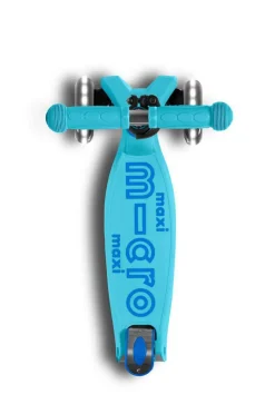Patinete Maxi Deluxe Plegable LED · Azul