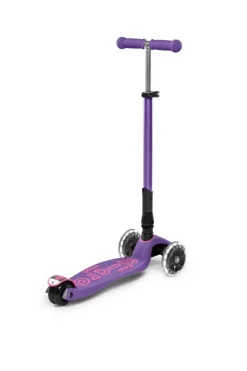 Patinete Maxi Deluxe Plegable Led · Lila