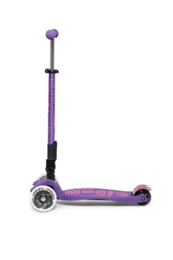 Patinete Maxi Deluxe Plegable Led · Lila