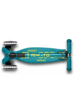 Patinete Maxi Deluxe Plegable LED · Turquesa