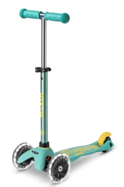 Patinete Mini Deluxe ECO LED · Menta