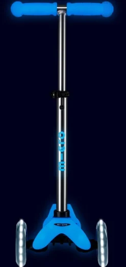 Patinete Mini Deluxe Glow LED · Azul