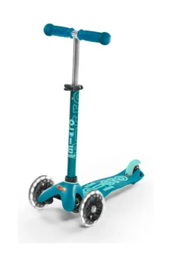 Patinete Mini Deluxe LED · Aqua