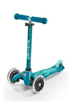 Patinete Mini Deluxe LED · Aqua