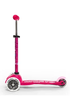 Patinete Mini Deluxe LED · Rosa