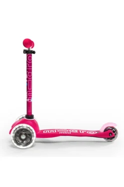 Patinete Mini Deluxe LED · Rosa