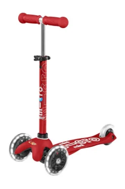 Patinete Mini Deluxe LED · Rojo