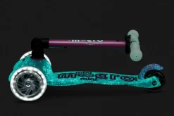 Patinete Mini Deluxe Plegable Orion LED · Rosa