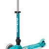 Patinete Mini Deluxe Plegable LED · Aqua
