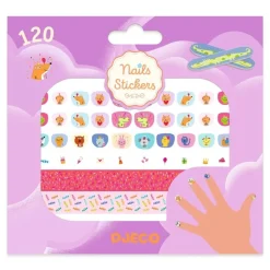 Pegatinas para uñas Feliz Cumpleaños · Djeco