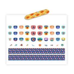 Pegatinas para uñas Mediterráneo · Djeco