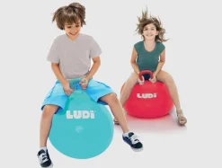 Pelota saltarina XXL azul · Ludi