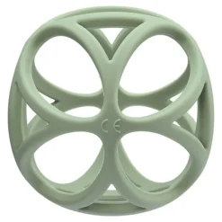 Pelota sensorial silicona verde · Little Dutch