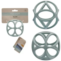 Pelota sensorial silicona azul · Little Dutch